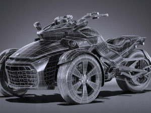 Can Am Spyder 2018 3D मॉडल