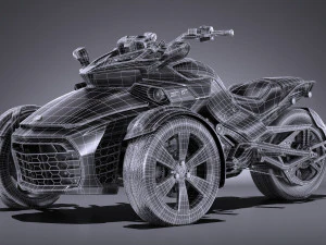 Can Am Spyder 2018 3D Model