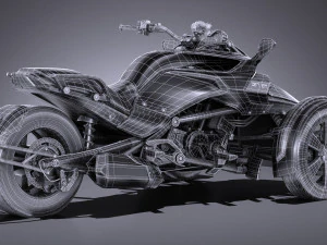 Can Am Spyder 2018 3D Model