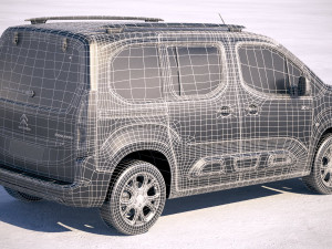Citroen Berlingo 2019 3Dモデル