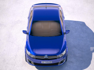 Citroen C-Elysee 2017 3D Model