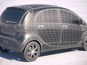 Citroen C-Zero 2018 3D Model