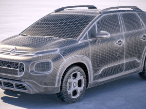 Citroen C3 Aircross 2018 3D Model