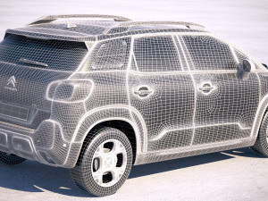 Citroen C3 Aircross 2018 3D Model