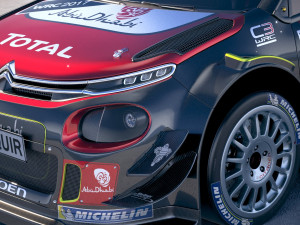 Citroen C3 WRC 2018 Model 3D