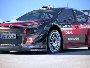 Citroen C3 WRC 2018 3D Model