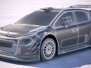 Citroen C3 WRC 2018 3D Model