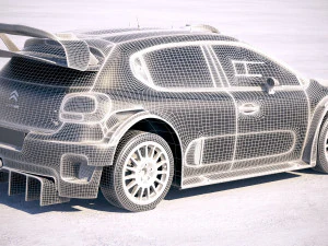 Citroen C3 WRC 2018 3D Model