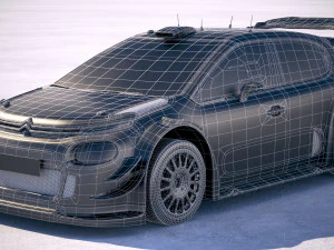 Citroen C3 WRC 2018 3D Model