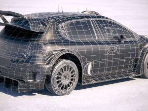 Citroen C3 WRC 2018 Model 3D