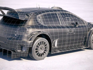 Citroen C3 WRC 2018 3D Model