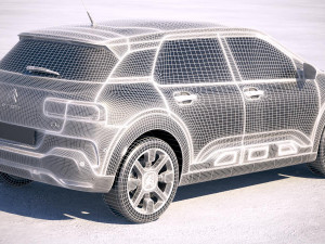 Citroen C4 Cactus 2018 Model 3D