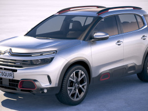 Citroen C5 Aircross 2018 3D मॉडल