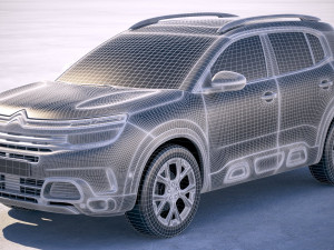 Citroen C5 Aircross 2018 3D Model