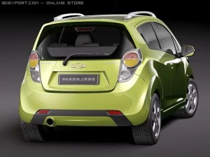Chevrolet Spark 2010 3D Model