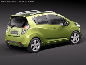 Chevrolet Spark 2010 3D Model