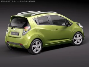Chevrolet Spark 2010 3D Model