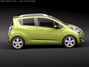 Chevrolet Spark 2010 3D Model