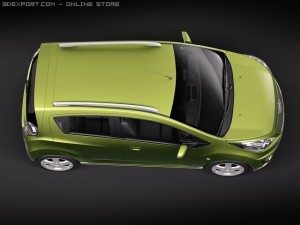 Chevrolet Spark 2010 3D Model