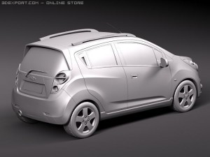 Chevrolet Spark 2010 3D Model