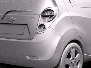 Chevrolet Spark 2010 3D Model