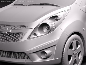 Chevrolet Spark 2010 3D Model