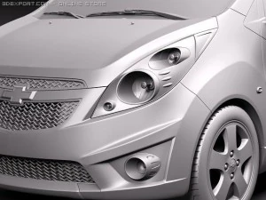 Chevrolet Spark 2010 3D Model