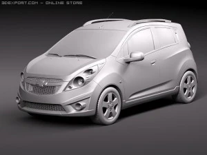 Chevrolet Spark 2010 3D Model
