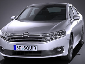Citroen C6 2017 Model 3D