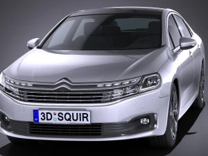 Citroen C6 2017 3D Model