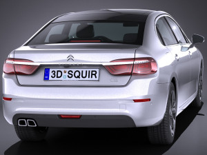 Citroen C6 2017 Model 3D