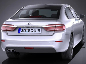 Citroen C6 2017 3D Model