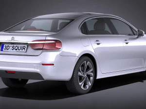 Citroen C6 2017 3D Model