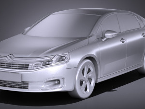 Citroen C6 2017 Model 3D