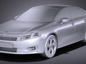 Citroen C6 2017 3D Model