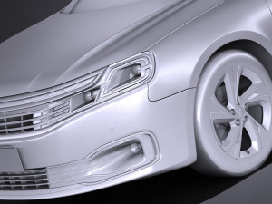Citroen C6 2017 Model 3D