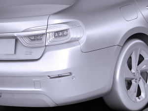 Citroen C6 2017 Model 3D