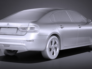 Citroen C6 2017 Model 3D