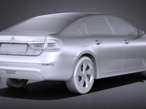 Citroen C6 2017 3D Model