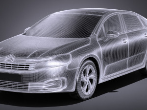 Citroen C6 2017 Model 3D