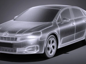 Citroen C6 2017 3D Model