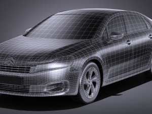 Citroen C6 2017 Model 3D