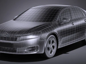 Citroen C6 2017 3D Model