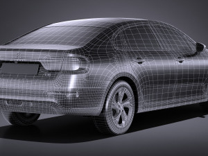 Citroen C6 2017 Model 3D