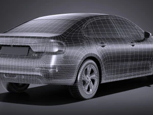 Citroen C6 2017 3D Model