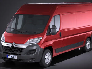 Citroen Jumper 2015-2018 3D Model