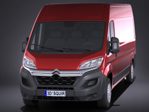 Citroen Jumper 2015-2018 3D Model