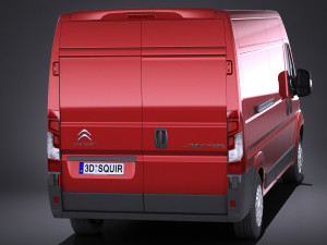 Citroen Jumper 2015-2018 3D Model