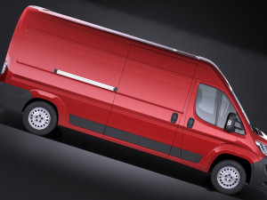 Citroen Jumper 2015-2018 3D Model