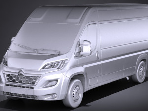 Citroen Jumper 2015-2018 3D Model